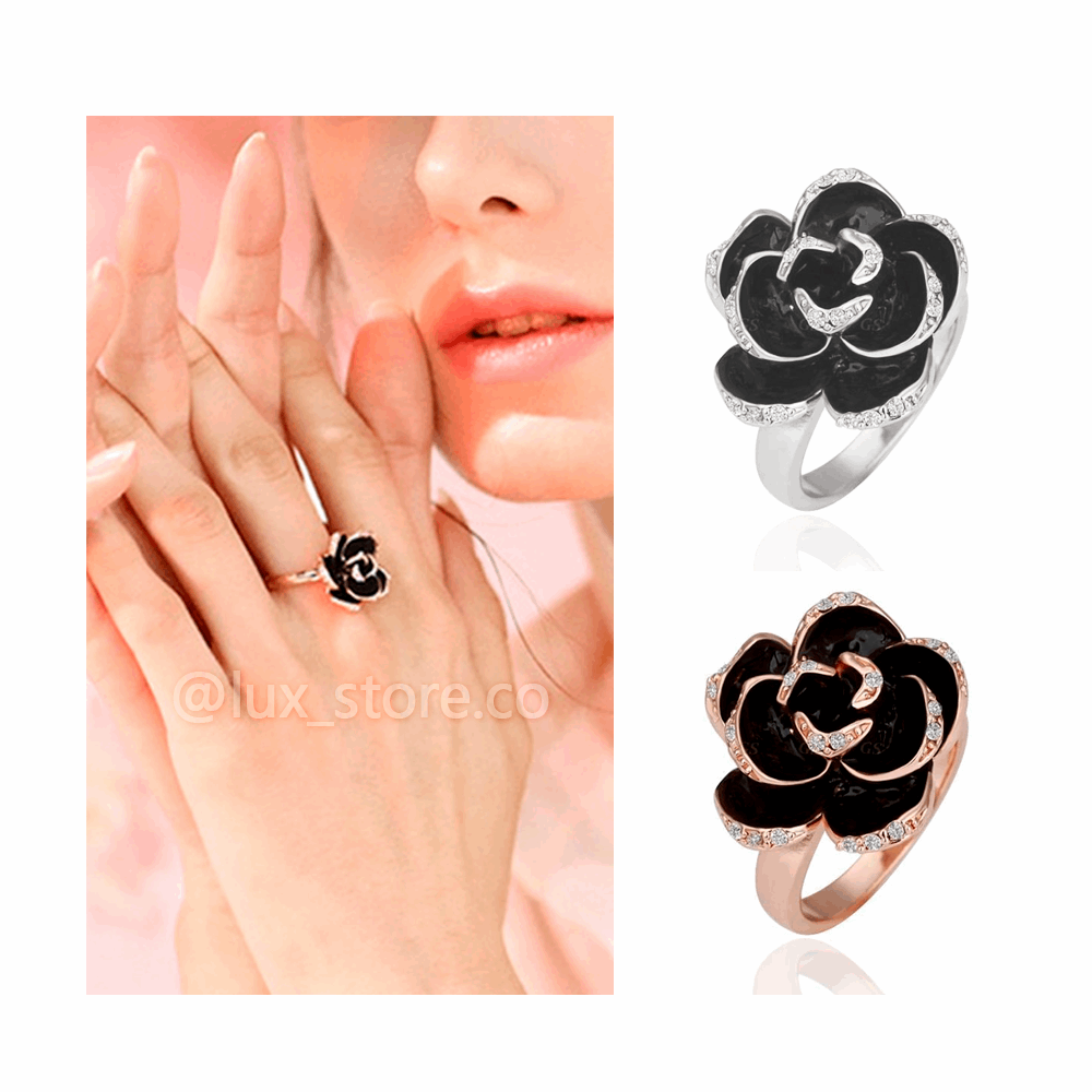 Anillo Mujer Dama Flor Ajustable Joyería Fiesta Bystrý - Lux Store