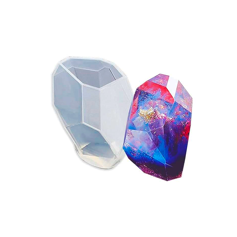 Molde Silicona Cuarzo Resina, Jabones Glicerina, Velas Gel + Obsequio