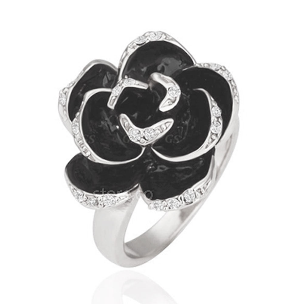 Anillo Mujer Dama Flor Ajustable Joyería Fiesta Bystrý - Lux Store