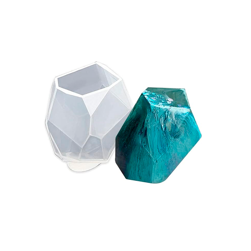 Molde Silicona Cuarzo Resina, Jabones Glicerina, Velas Gel + Obsequio