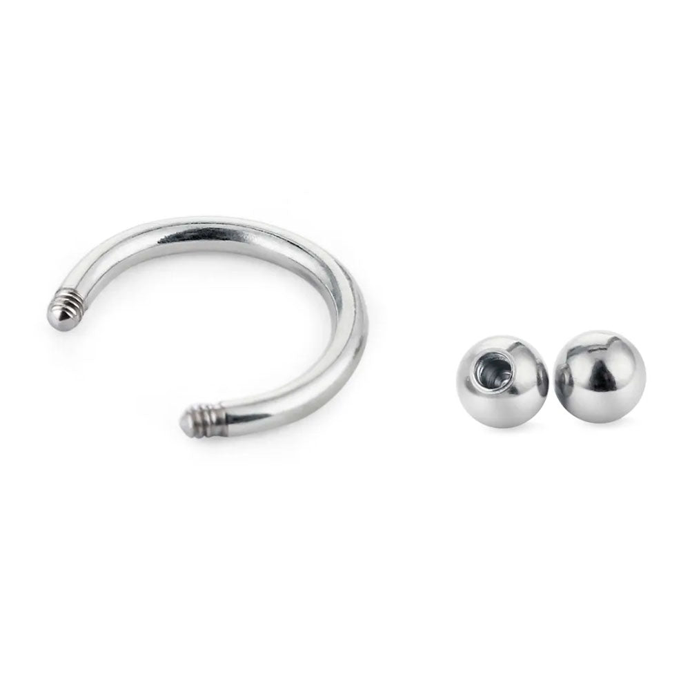 Piercing Perforación Herradura Septum Oreja Acero - Lux Store
