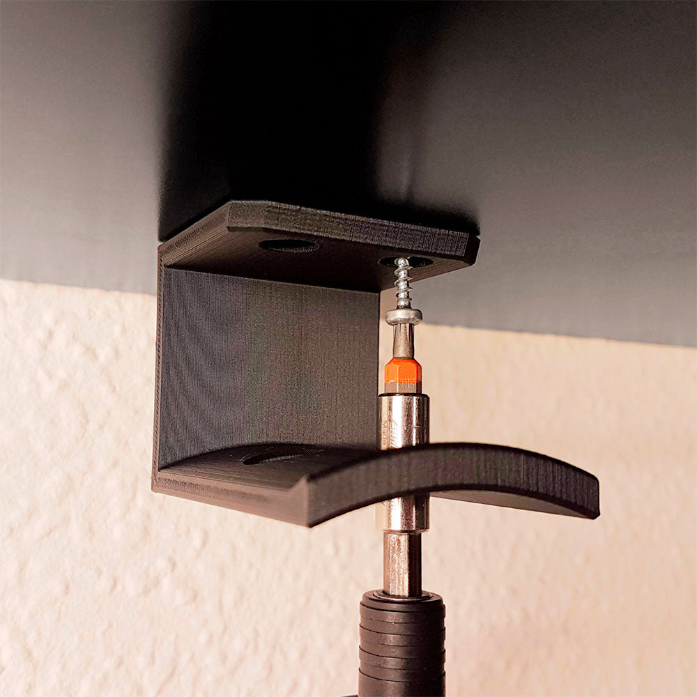 Soporte Bajo Escritorio Auriculares Diadema Impreso En 3d - Lux Store