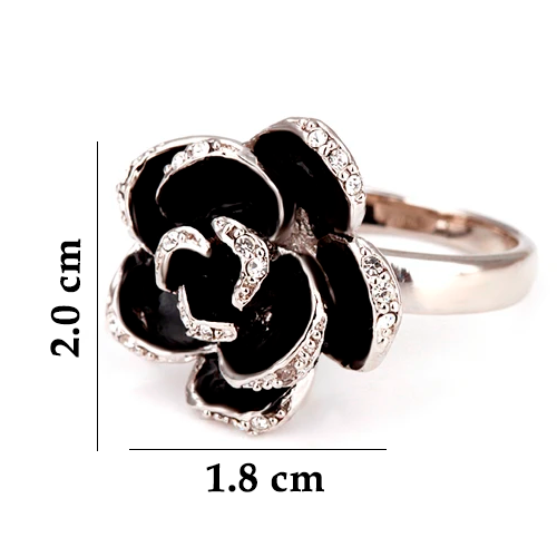 Anillo Mujer Dama Flor Ajustable Joyería Fiesta Bystrý - Lux Store