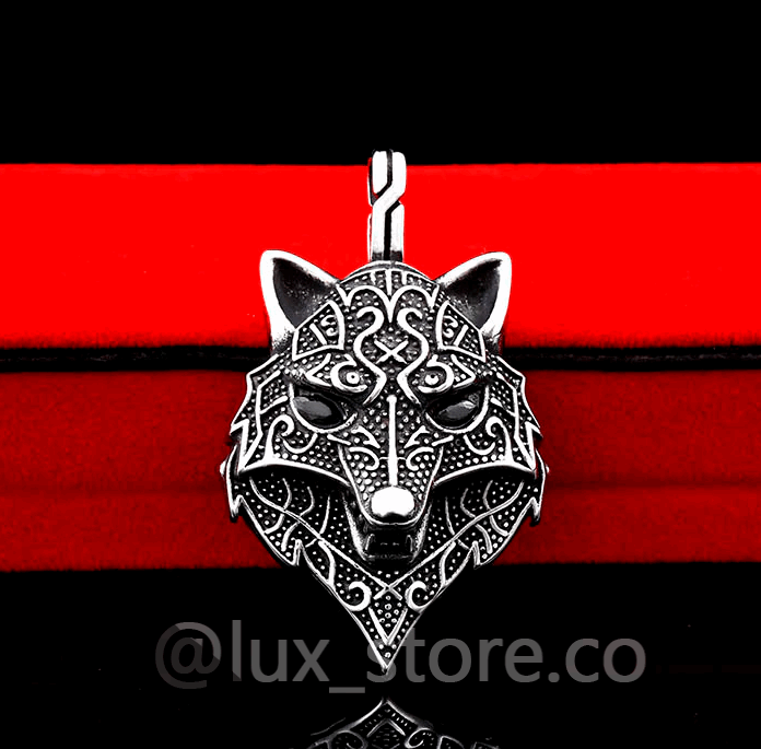 Collar Acero Inoxidable 316L Lobo Vikingo Escandinavo Noruego Vargr - Lux Store