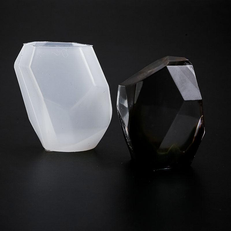 Molde Silicona Cuarzo Resina, Jabones Glicerina, Velas Gel + Obsequio