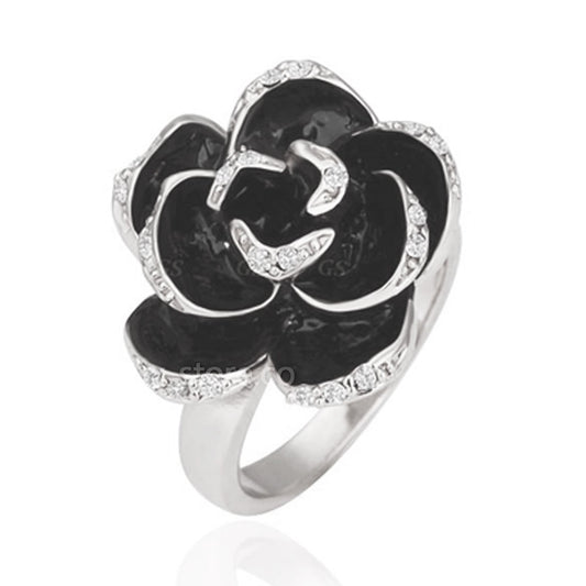 Anillo Mujer Dama Flor Ajustable Joyería Fiesta Bystrý - Lux Store