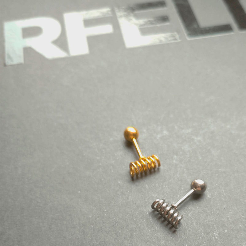 Piercing Perforación Hélix Cartílago Oreja Acero Draht 1 Pza - Lux Store