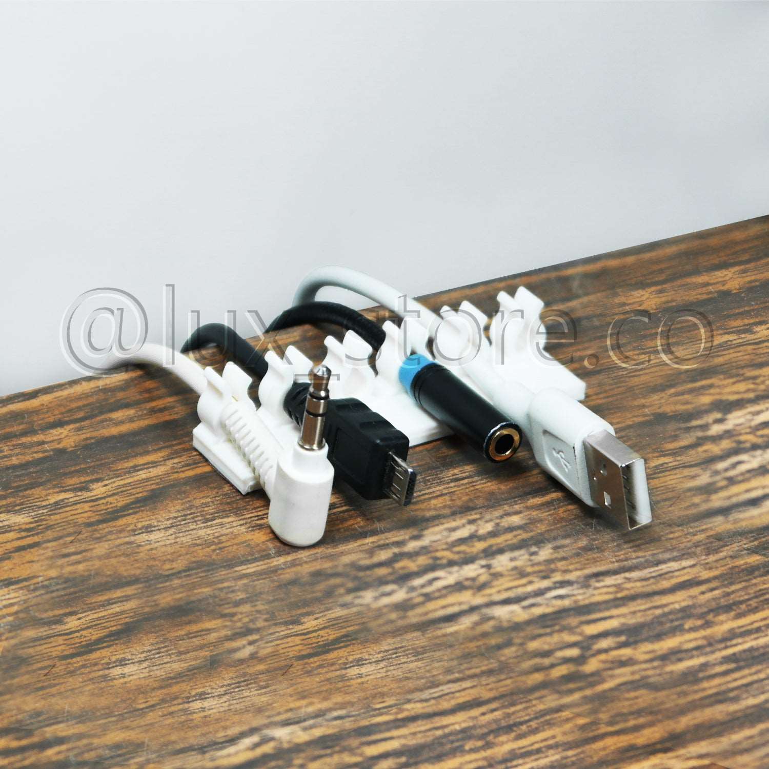 Organizador de Cables para Escritorio Impreso en 3D - Lux Store