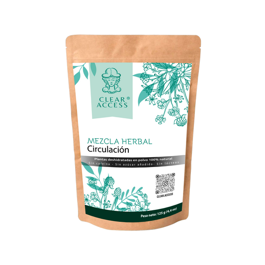 Mezcla Herbal Circulación. Presentación en Polvo para Infusión