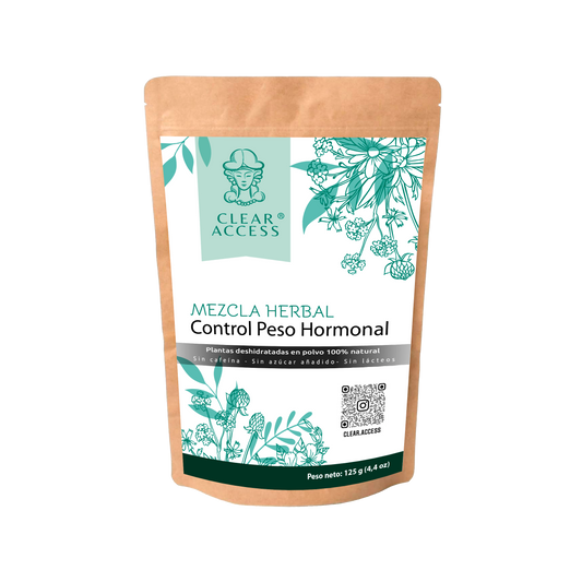 Mezcla Herbal Control Peso Hormonal. Presentación en Polvo para Infusión
