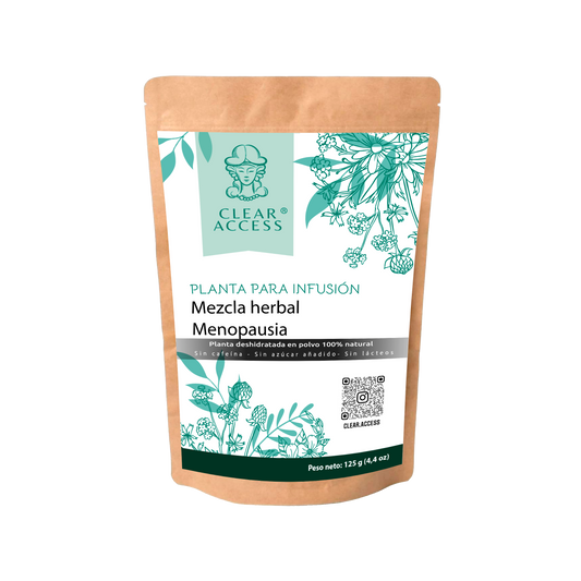 Mezcla Herbal Menopausia. Presentación en Polvo para Infusión