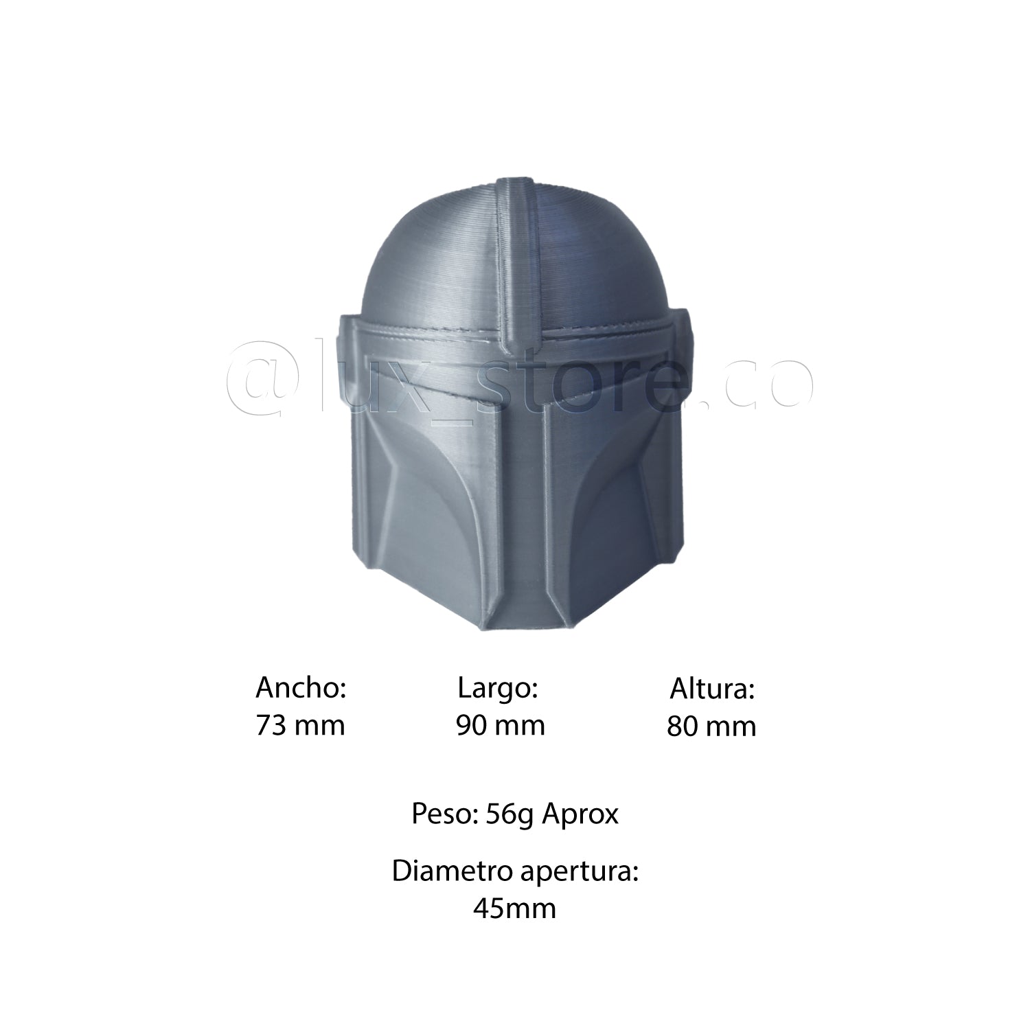 Portalápices Organizador Mandalorian Casco Impreso En 3d - Lux Store