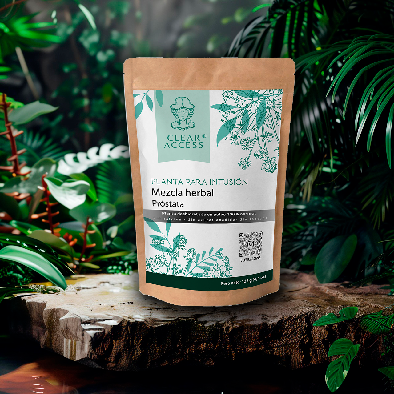Té Mezcla Herbal Sistema Próstata. Presentación en Polvo para Infusión