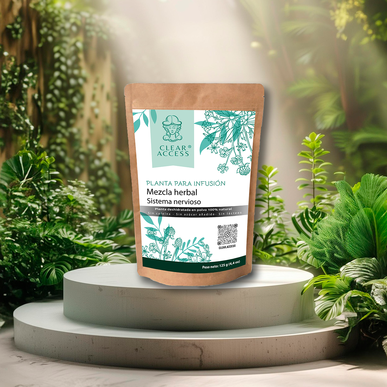 Té Mezcla Herbal Sistema Nervioso. Presentación en Polvo para Infusión
