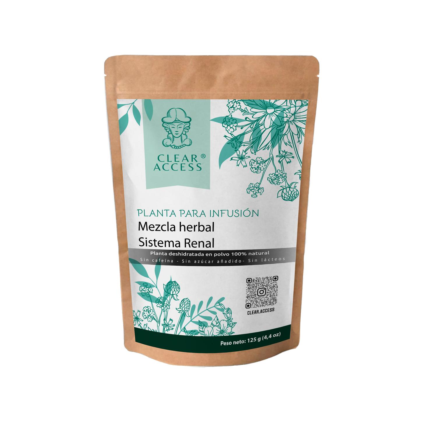 Mezcla Herbal Sistema Renal Presentación en Polvo para Infusión