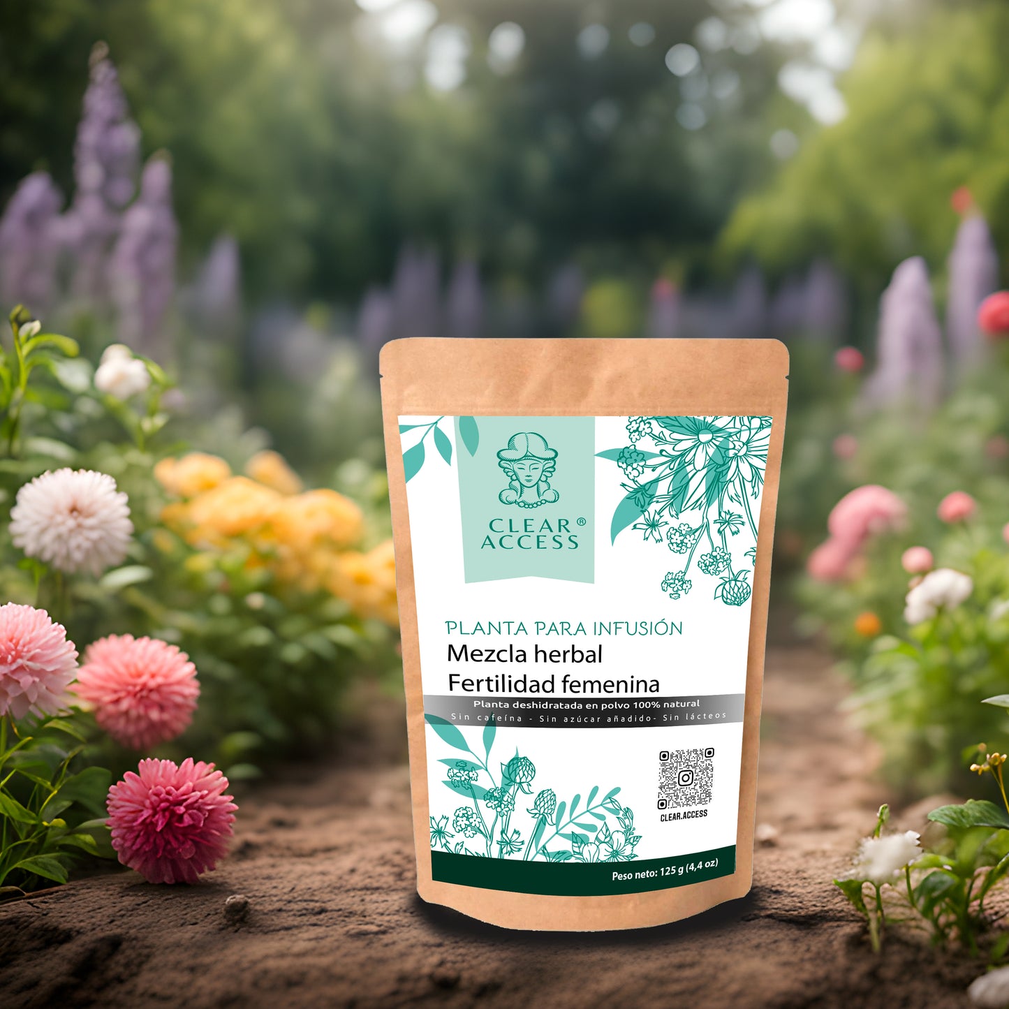 Mezcla Herbal Fertilidad Femenina. Presentación en Polvo para Infusión