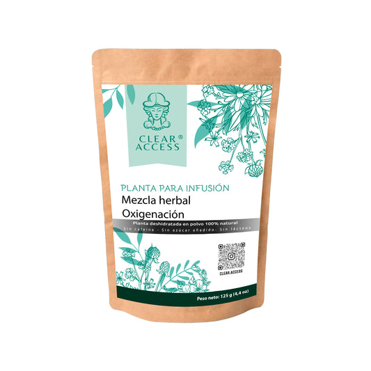 Mezcla Herbal Oxigenación Celular. Presentación en Polvo para Infusión