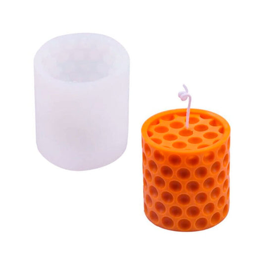 Molde de Silicona Panal Velas de Gel y Cera – Obsequio Especial Incluido!