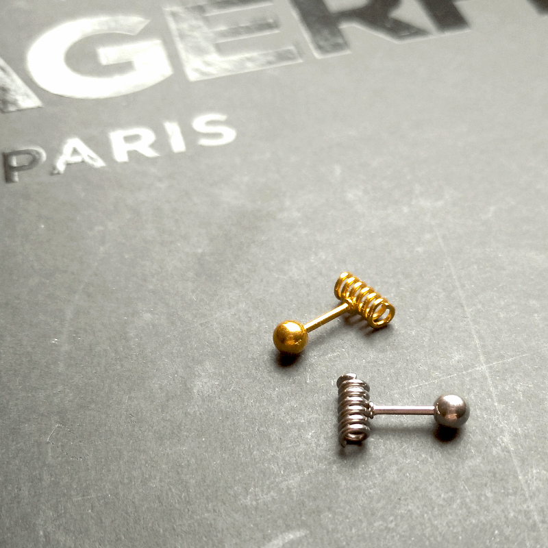 Piercing Perforación Hélix Cartílago Oreja Acero Draht 1 Pza - Lux Store
