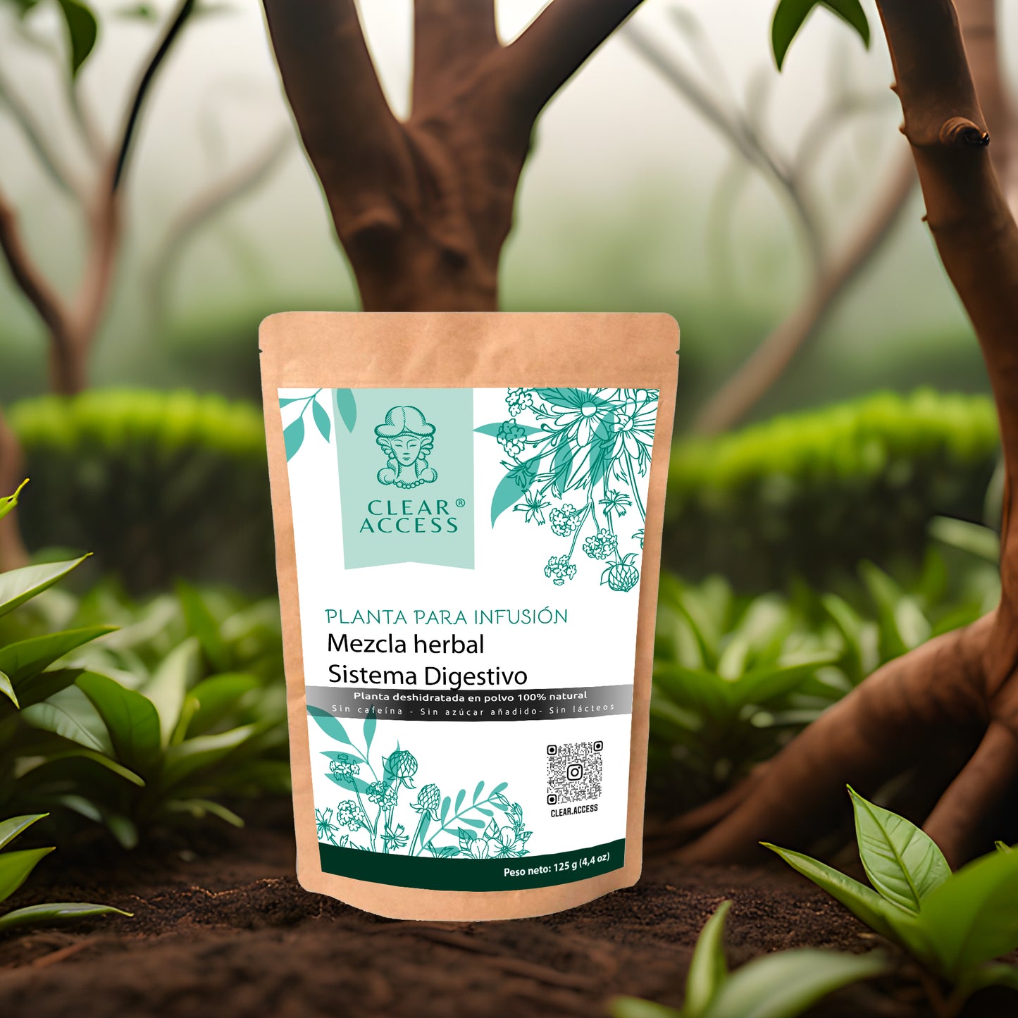 Mezcla Herbal Sistema Digestivo. Presentación en Polvo para Infusión