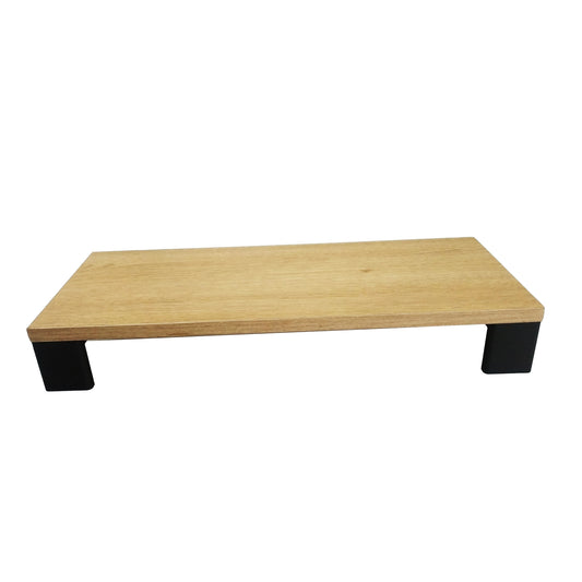 BASE SOPORTE ELEVADOR MONITOR EN MADERA AGLOMERADA Y PLA - Lux Store